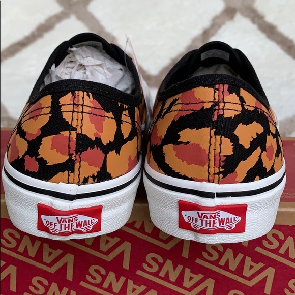 VANS AUTHENTIC LEOPARD BLACK/INCA GOLD Men’s - Picture 10 of 16